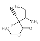 ethyl 2-cyano-2-fluoro-3-methyl-pentanoate structure
