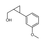 [(1S,2S)-2-(3-methoxyphenyl)cyclopropyl]methanol结构式