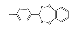 3-(4-methylphenyl)-1,2,4,5-benzotetrathiepin结构式