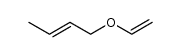 crotyl vinyl ether Structure