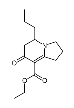 7-Oxo-5-propyl-1,2,3,5,6,7-hexahydro-indolizine-8-carboxylic acid ethyl ester Structure