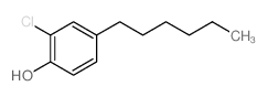 2-chloro-4-hexyl-phenol Structure