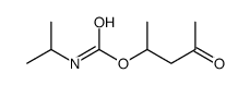 4-oxopentan-2-yl N-propan-2-ylcarbamate结构式
