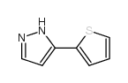 3-(2-thienyl)pyrazole Structure