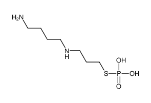 3-(4-aminobutylamino)propylsulfanylphosphonic acid,methane Structure