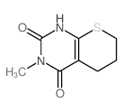 3-Methyl-1,5,6,7-tetrahydro-2H-thiopyrano(2,3-d)pyrimidine-2,4(3H)-dione structure