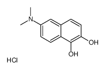 (5,6-dihydroxynaphthalen-2-yl)-dimethylazanium,chloride Structure