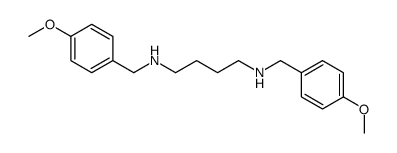 N,N'-bis[(4-methoxyphenyl)methyl]butane-1,4-diamine结构式