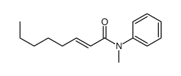 N-methyl-N-phenyloct-2-enamide结构式