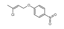 trans-4-[3-Chlorbuten-(2)-yloxy]-nitrobenzol结构式