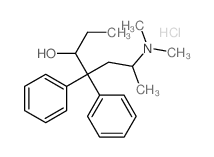 Benzeneethanol, b-[2-(dimethylamino)propyl]-a-ethyl-b-phenyl-, hydrochloride (9CI)结构式