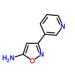 5-Isoxazolamine,3-(3-pyridinyl)-(9CI) Structure