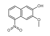 2-hydroxy-3-methoxy-5-nitronaphthalene Structure