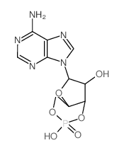 9H-Purin-6-amine,9-(3,5-O-phosphinico-b-D-xylofuranosyl)- (9CI) picture