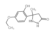 3-Pyrazolidinone,5-(4-ethoxy-2-hydroxyphenyl)-5-methyl-结构式