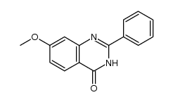 2-phenyl-7-methoxyquinazolin-4(3H)-one Structure