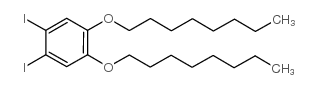 1,2-二碘-4,5-二正辛氧基苯结构式