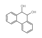 9,10-Phenanthrenediol,9,10-dihydro- Structure