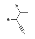 2,3-dibromobutanenitrile结构式