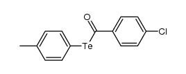 p-methylphenyl p-chlorobenzoyl telluride Structure