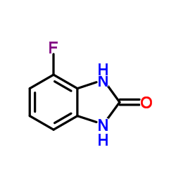 4-氟-1H-苯并[d]咪唑-2(3H)-酮结构式
