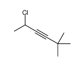 5-chloro-2,2-dimethylhex-3-yne结构式