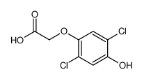 2,5-dichloro-4-hydroxyphenoxyacetic acid结构式
