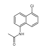 N-(5-chloro-[1]naphthyl)-acetamide结构式