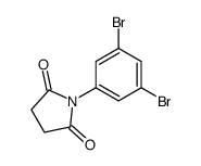 1-(3,5-dibromophenyl)pyrrolidine-2,5-dione Structure