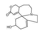 3-hydroxy-12,17-dihydro-16-oxa-11a-homo-erythrin-1(6)-en-15-one结构式