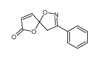 2,5-dihydro-3'-phenylspiroisoxazolino-[5',5]furan-2-one结构式