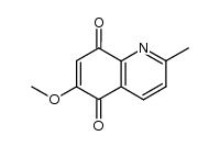 6-methoxy-2-methylquinoline-5,8-dione结构式