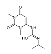 1-(1,3-dimethyl-2,6-dioxopyrimidin-4-yl)-3-propan-2-ylurea结构式