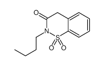 2-butyl-1,1-dioxo-4H-1λ6,2-benzothiazin-3-one结构式