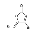 (5Z)-4-bromo-5-(bromomethylene)-2-(5H)-furanone Structure