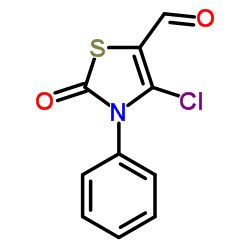 4-Chloro-2-oxo-3-phenyl-2,3-dihydro-1,3-thiazole-5-carbaldehyde Structure