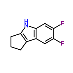 Cyclopent[b]indole, 6,7-difluoro-1,2,3,4-tetrahydro- (9CI) Structure