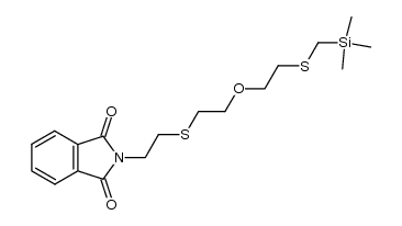 2-(2,2-dimethyl-7-oxa-4,10-dithia-2-siladodecan-12-yl)isoindoline-1,3-dione结构式