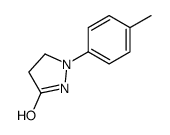 3-HYDROXY-1-(4-METHYLPHENYL)-2-PYRAZOLINE结构式