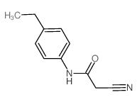 2-CYANO-N-(4-ETHYL-PHENYL)-ACETAMIDE structure