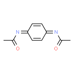Acetamide,N,N-2,5-cyclohexadiene-1,4-diylidenebis- (9CI) Structure