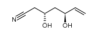 (3R,5S)-3,5-dihydroxy-6-heptenitrile结构式