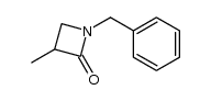 1-benzyl-3-methyl-2-azetidinone结构式