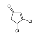 2-Cyclopenten-1-one,3,4-dichloro-(9CI) structure