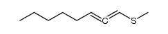 1-methylsulfanyl-octa-1,2-diene Structure