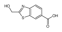 6-Benzothiazolecarboxylicacid,2-(hydroxymethyl)-(9CI) structure