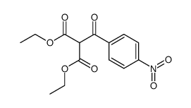 diethyl (p-nitrobenzoyl)malonate Structure