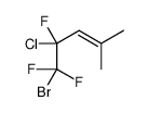 5-bromo-4-chloro-4,5,5-trifluoro-2-methyl-pent-2-ene Structure