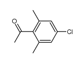 1-(4-氯-2,6-二甲基苯基)乙酮结构式