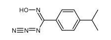 p-isopropylbenzohydroximoyl azide结构式